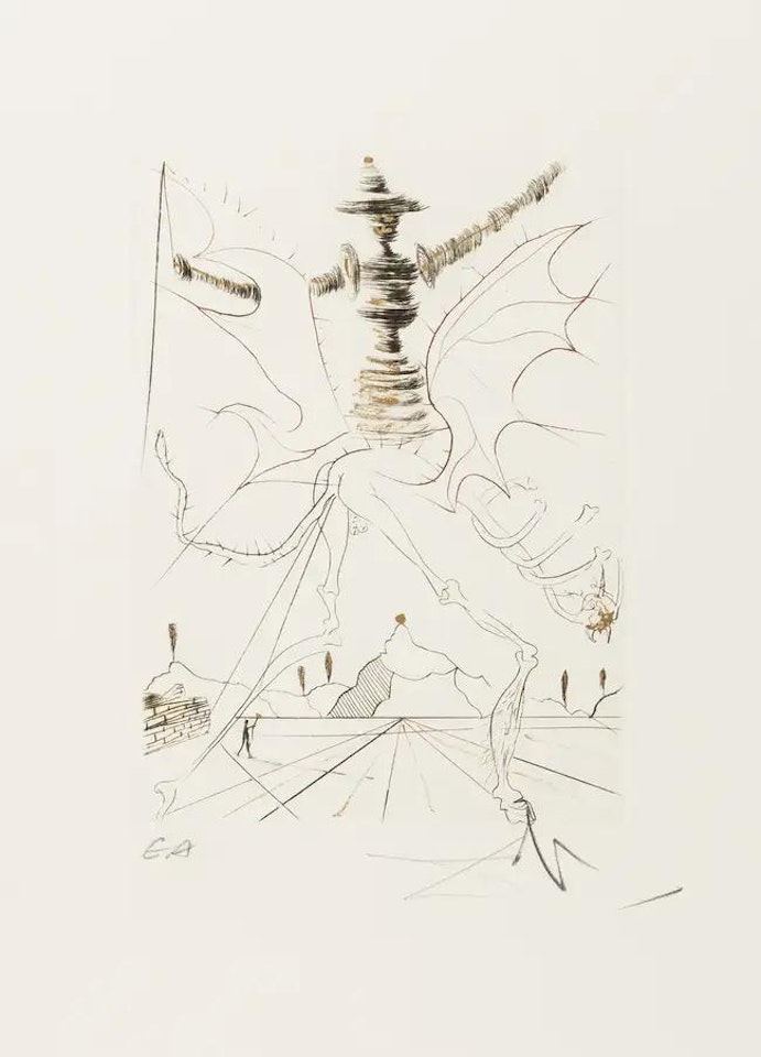 Henry VI (Field 71-1D; M&L 400c) by Salvador Dali