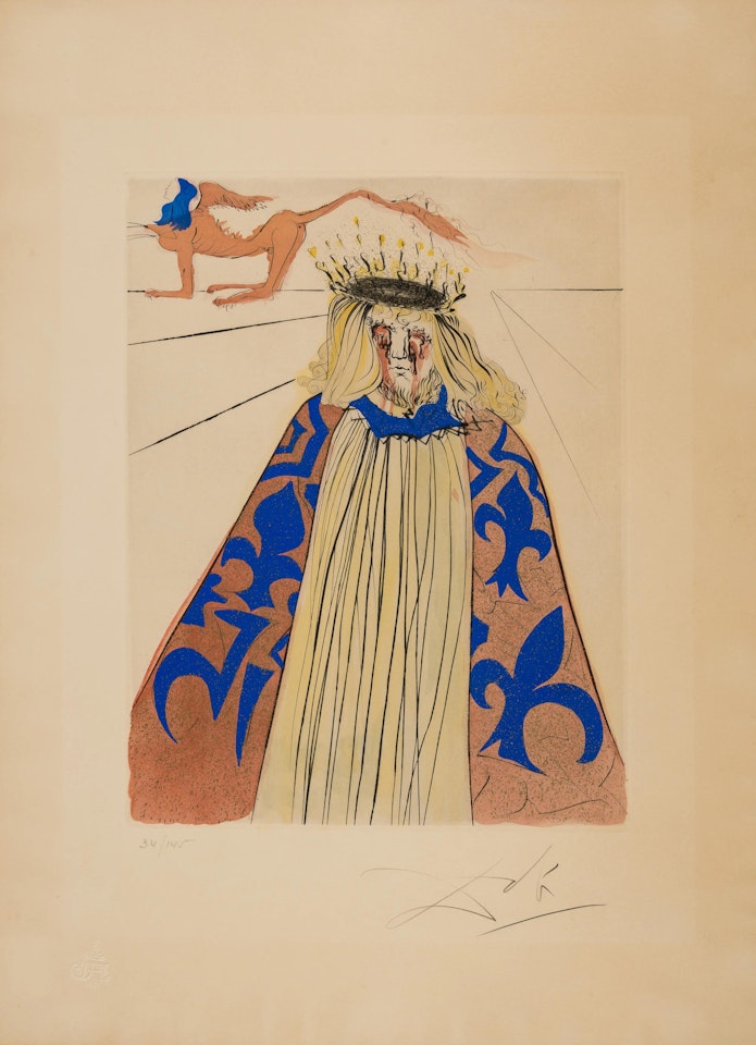 Melpomene, from Les Muses (M&L 512) by Salvador Dali