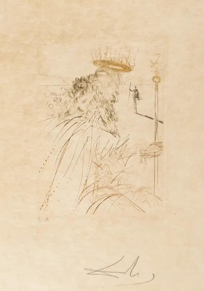 King Lear (Field 68-7O; M&L 281e) by Salvador Dali