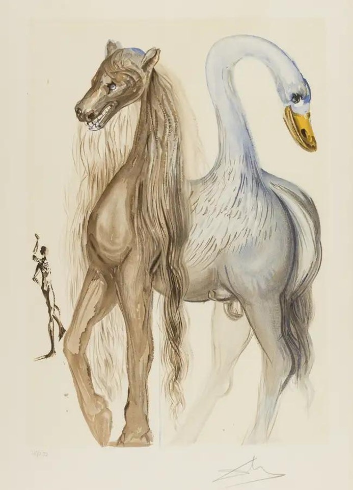 La Chimère d"Horace (Field 72-6H; M&L 1270a) by Salvador Dali