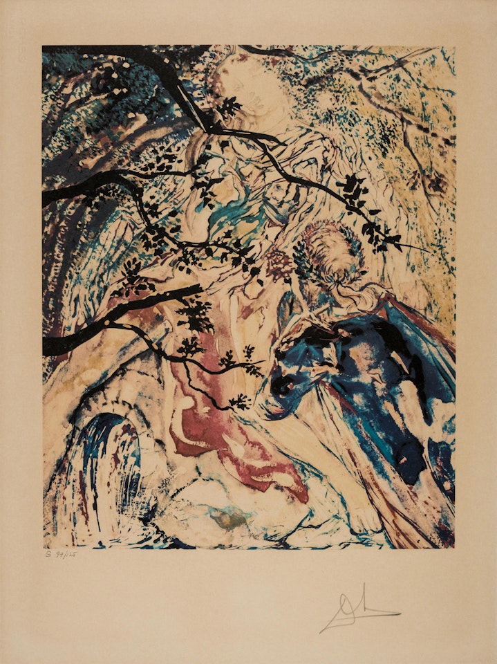 Lancelot and Guinevere, from Les Amoureux (Field 79-7-B; M&L 1565g) by Salvador Dali