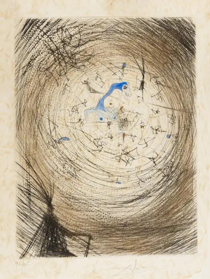 Sator (Field 69-1F; M&L 304k) by Salvador Dali