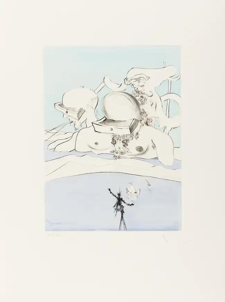 After 50 years of Surrealism (Field 74-8A-L; M&L 665-676d) by Salvador Dali