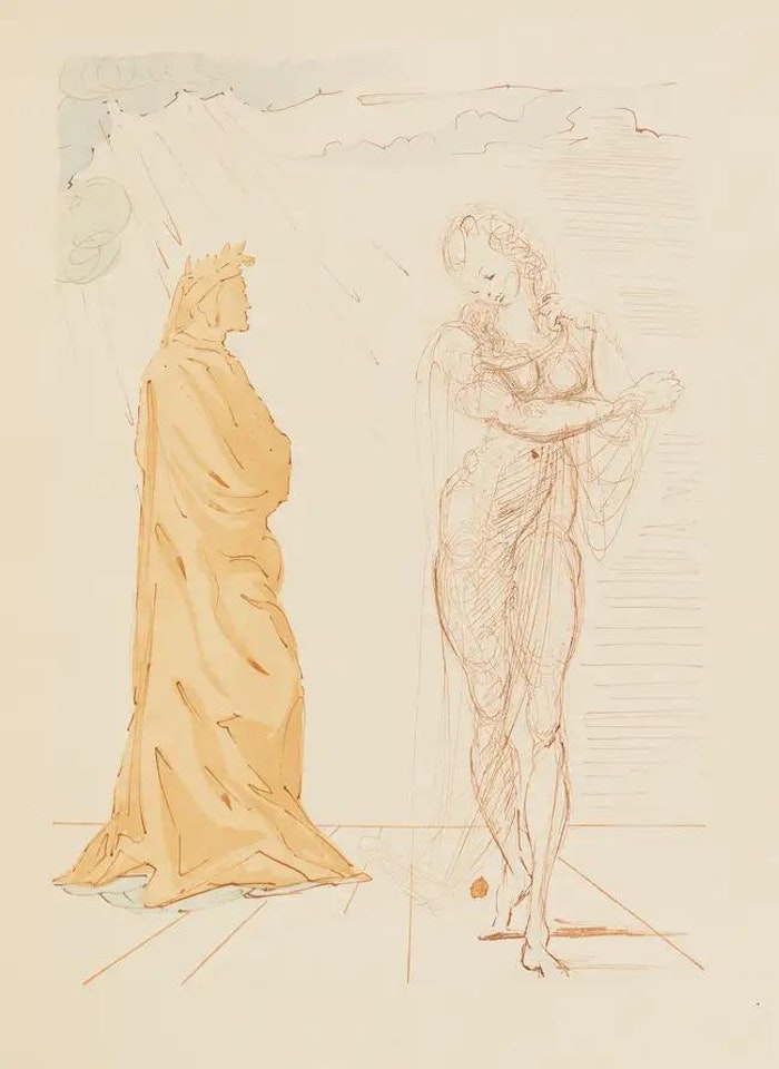 La Divine Comédie (The Divine Comedy) (M&L 1039-1138; Field p.190) by Salvador Dali