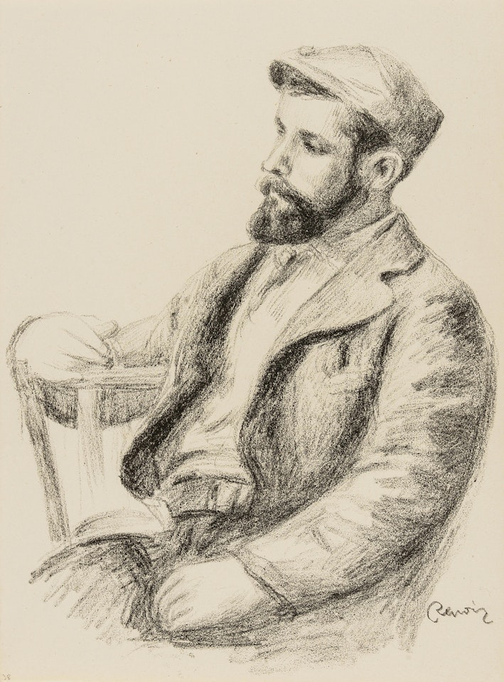 Louis Valtat, from L"Album des Douze Lithographies Originales de Pierre-Auguste Renoir (Delteil 38, Stella 38) by Pierre-Auguste Renoir