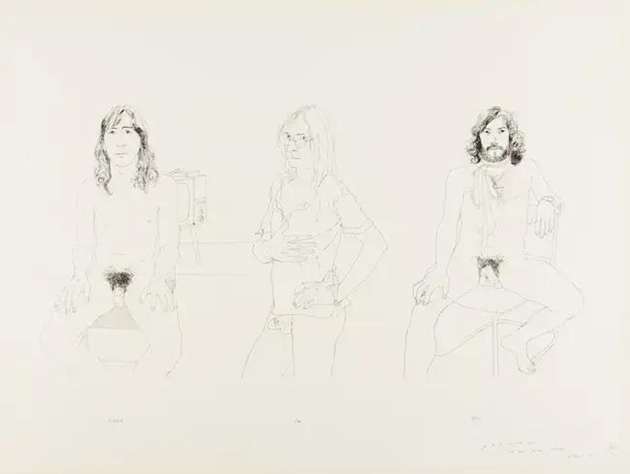 For the Oz Obscenity Fund by David Hockney
