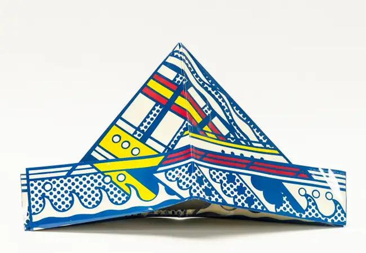 Folded Hat (from S.M.S. no.4 portfolio) by Roy Lichtenstein