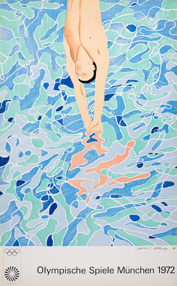 Olympische Spiele München, 1972 (Baggott 34) by David Hockney