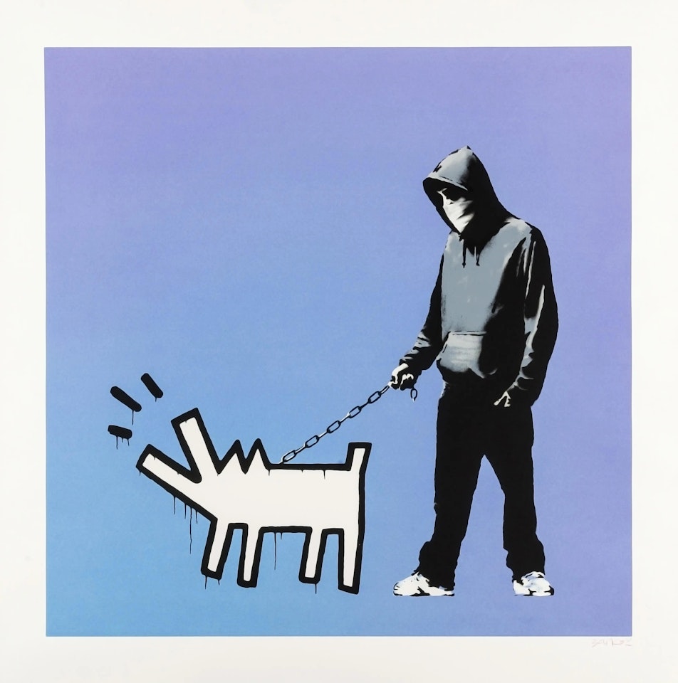 Choose Your Weapon (Bright Purple) (Signed) by Banksy