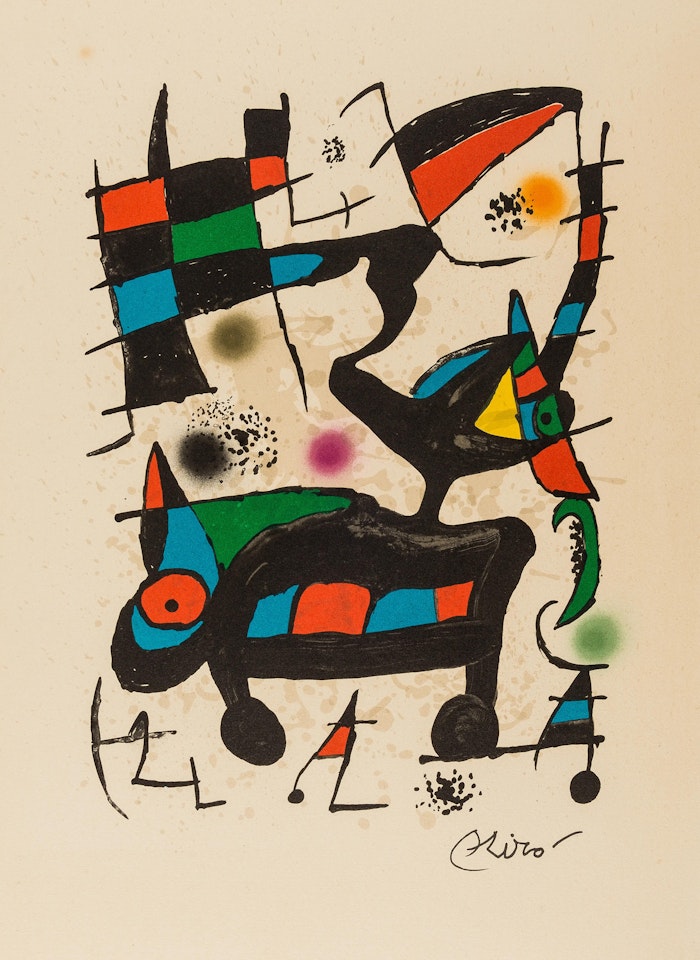 From Oda à Joan Miró (Mourlot 903) by Joan Miró