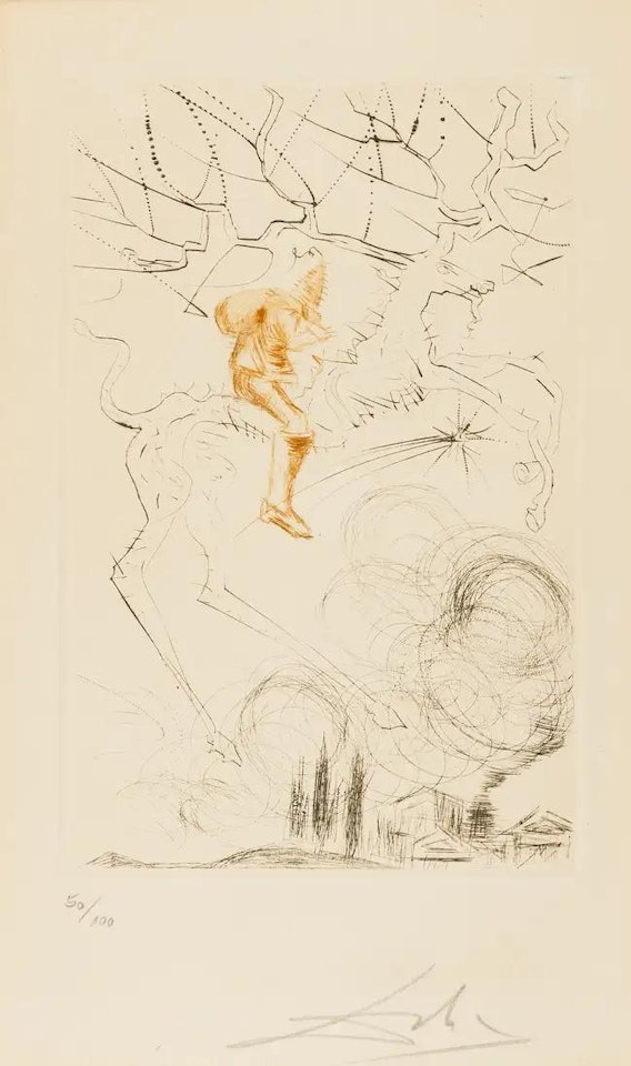Père Noël (Field 66-11; M&L 297a) by Salvador Dali
