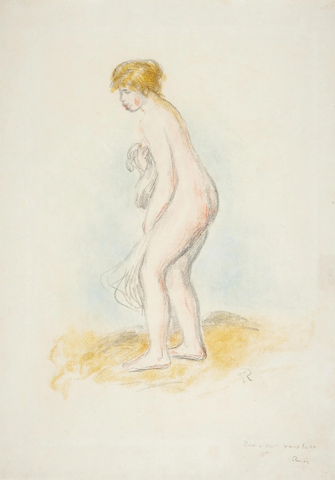 Baigneuse, debout, en pied (Delteil 28) by Pierre-Auguste Renoir