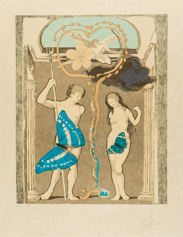 Le Jugement, from Triumph of Love (Field 78-4-B; M&L1540d) by Salvador Dali
