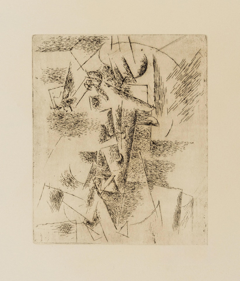 Tête d"homme à la pipe (Bloch 23) by Pablo Picasso