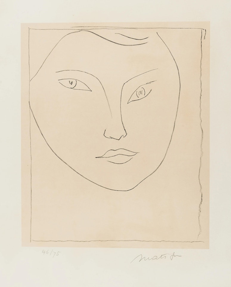 Portrait de Claude D. (Duthuit 585) by Henri Matisse