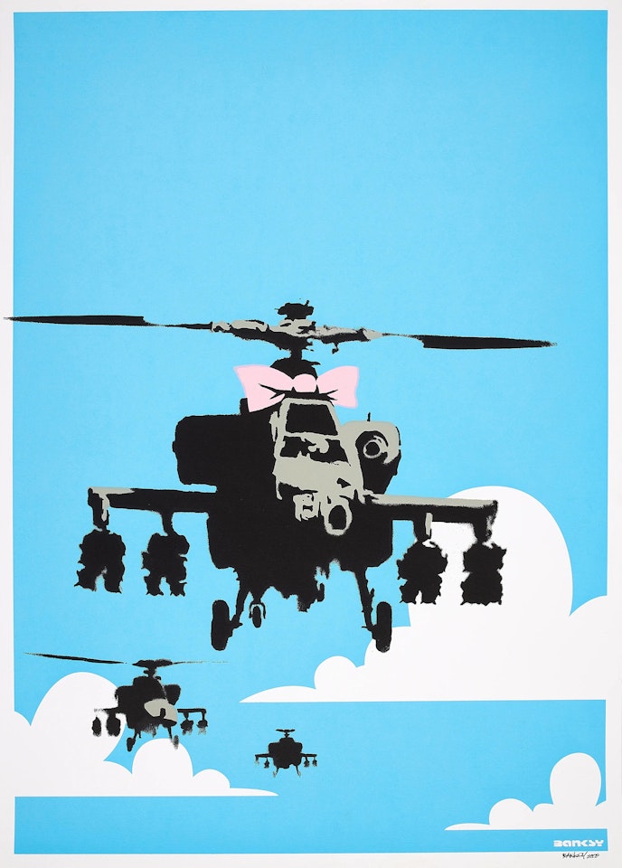 Happy Choppers (Signed) by Banksy