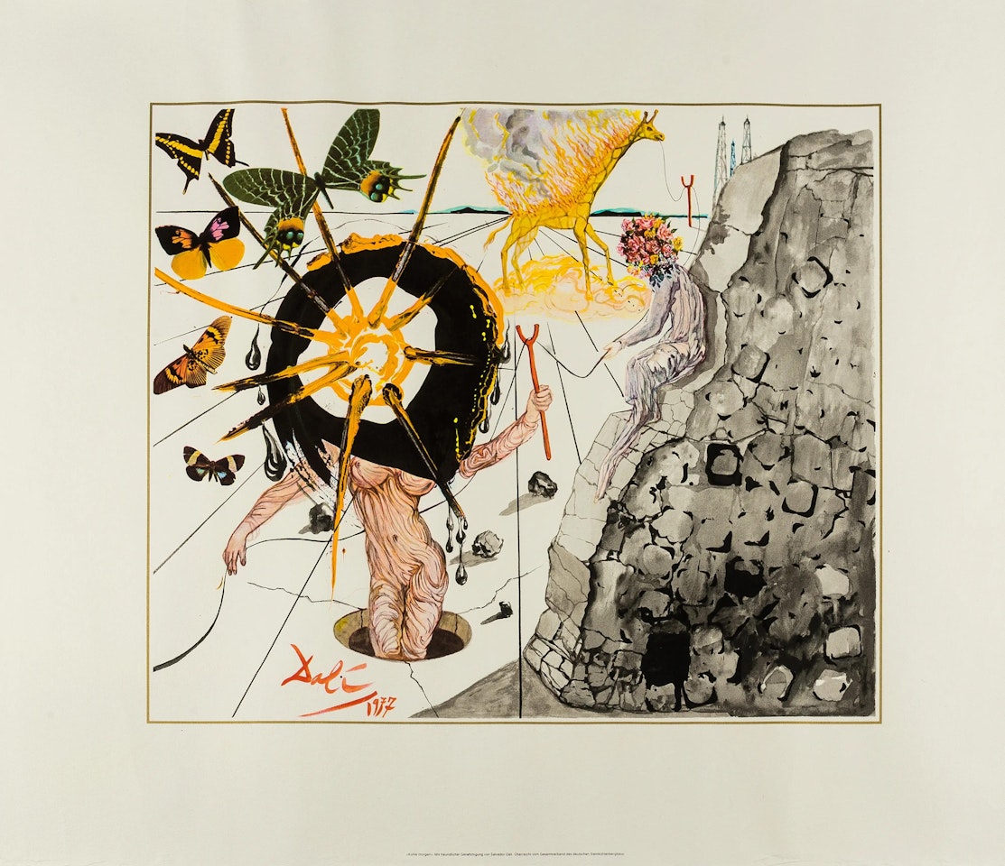 Coal Today, Tomorrow, the Day after Tomorrow (M&L 1497-1499) by Salvador Dali