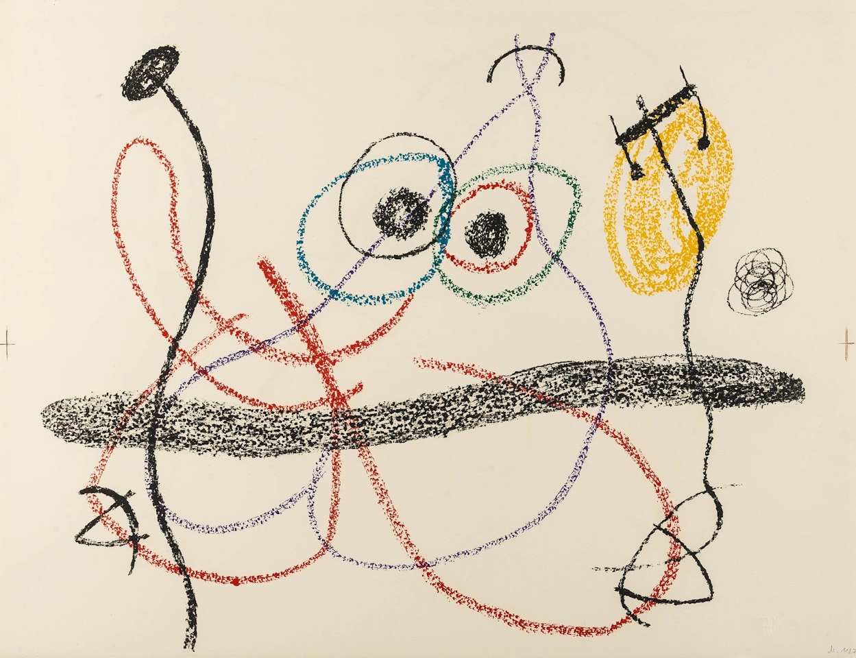 From. Album 21 (Mourlot 1126, 1127, 1128, 1136, 1141, and 1142) by Joan Miró