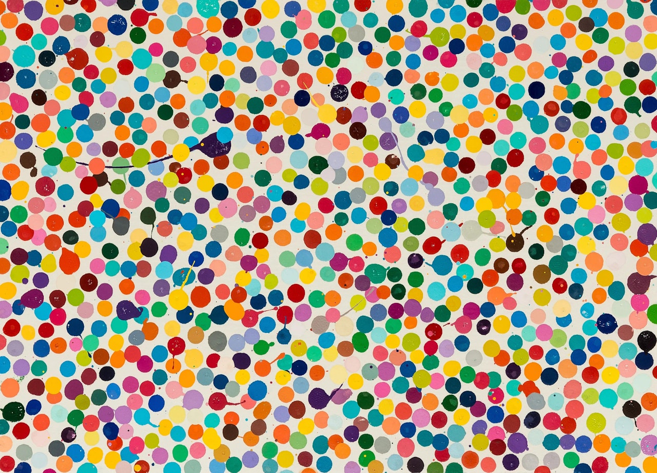 How soon will they fade, 2016, from The Currency by Damien Hirst