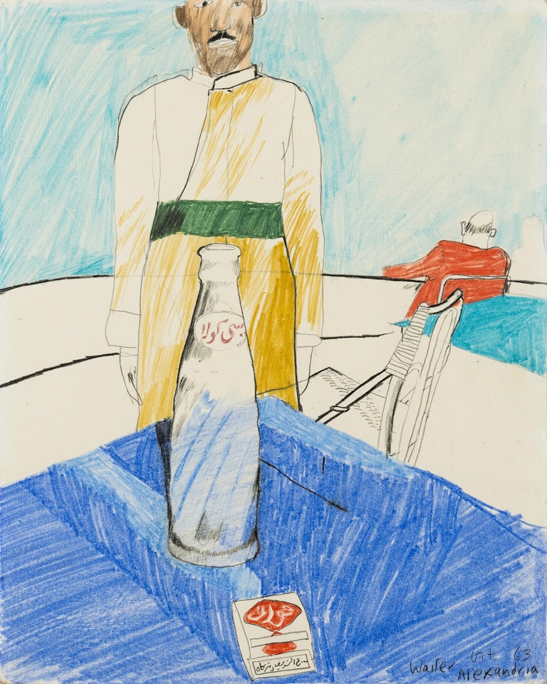 Waiter, Alexandria by David Hockney