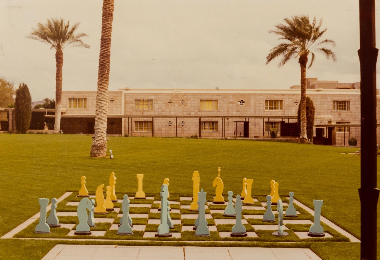 Untitled (Chess Set) by David Hockney