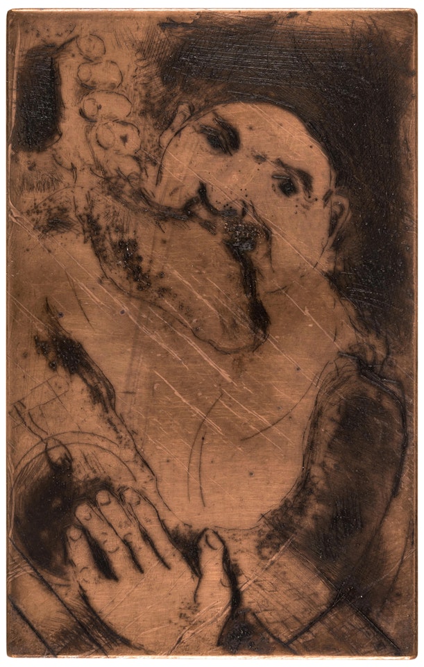 Gluttony pl. I & II, from Les Sept Péchés Capitaux (Kornfeld 56, & 57, See Cramer 7) by Marc Chagall