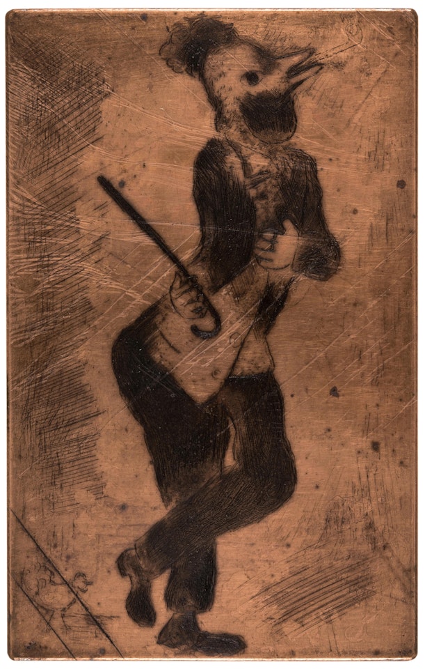 Pride pl. I & II, from Les Sept Péchés Capitaux (Kornfeld 48 & 49, See Cramer 7) by Marc Chagall