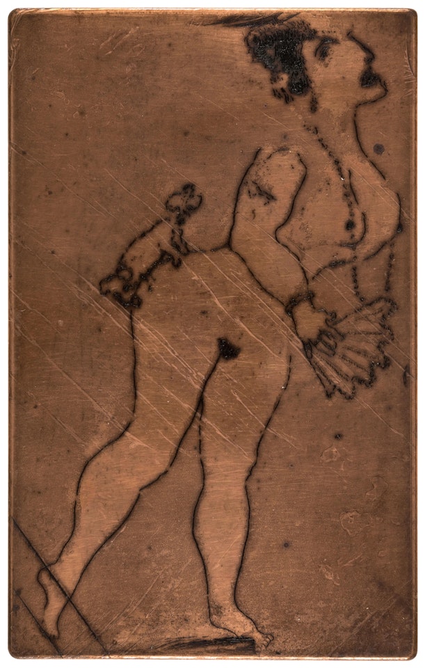 Lust pl. I & II, from Les Sept Péchés Capitaux (Kornfeld 52, & 53, See Cramer 7) by Marc Chagall