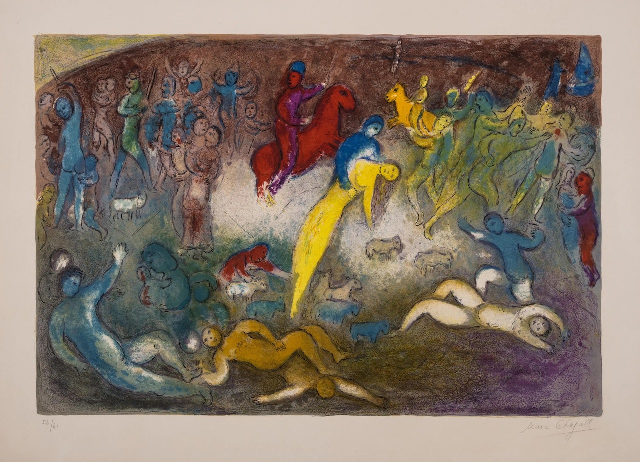 Enlèvement de Chloé, from Daphnis et Chloé (Cramer 46) by Marc Chagall