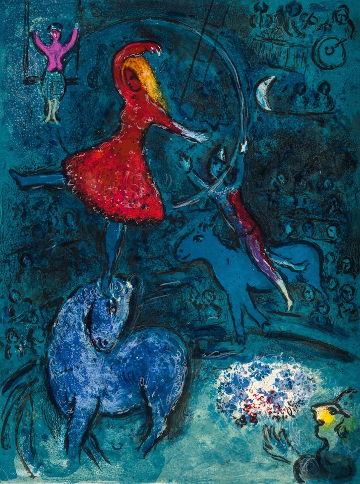 Plate 6, from Le Cirque (Cramer 68; Mourlot 493) by Marc Chagall