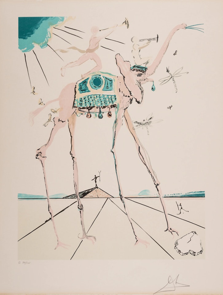 Celestial Elephant (Field 79-5; Michler & Lopsinger 1584) by Salvador Dali