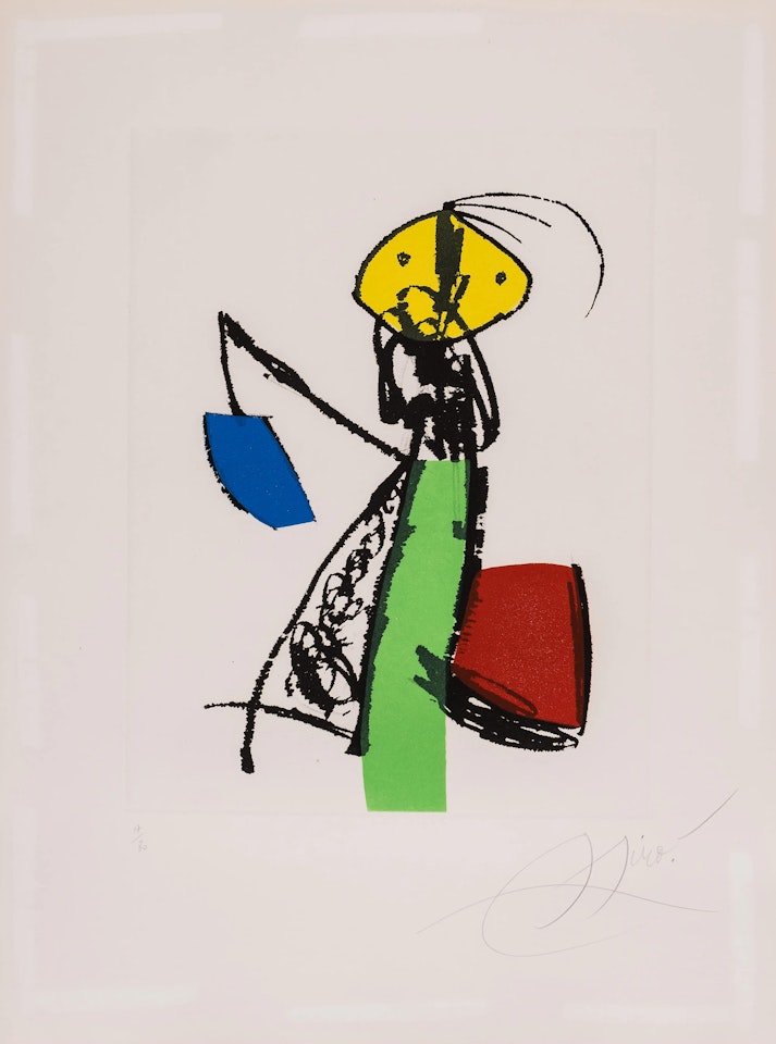 Chanteur des Rues (Dupin 1137) by Joan Miró