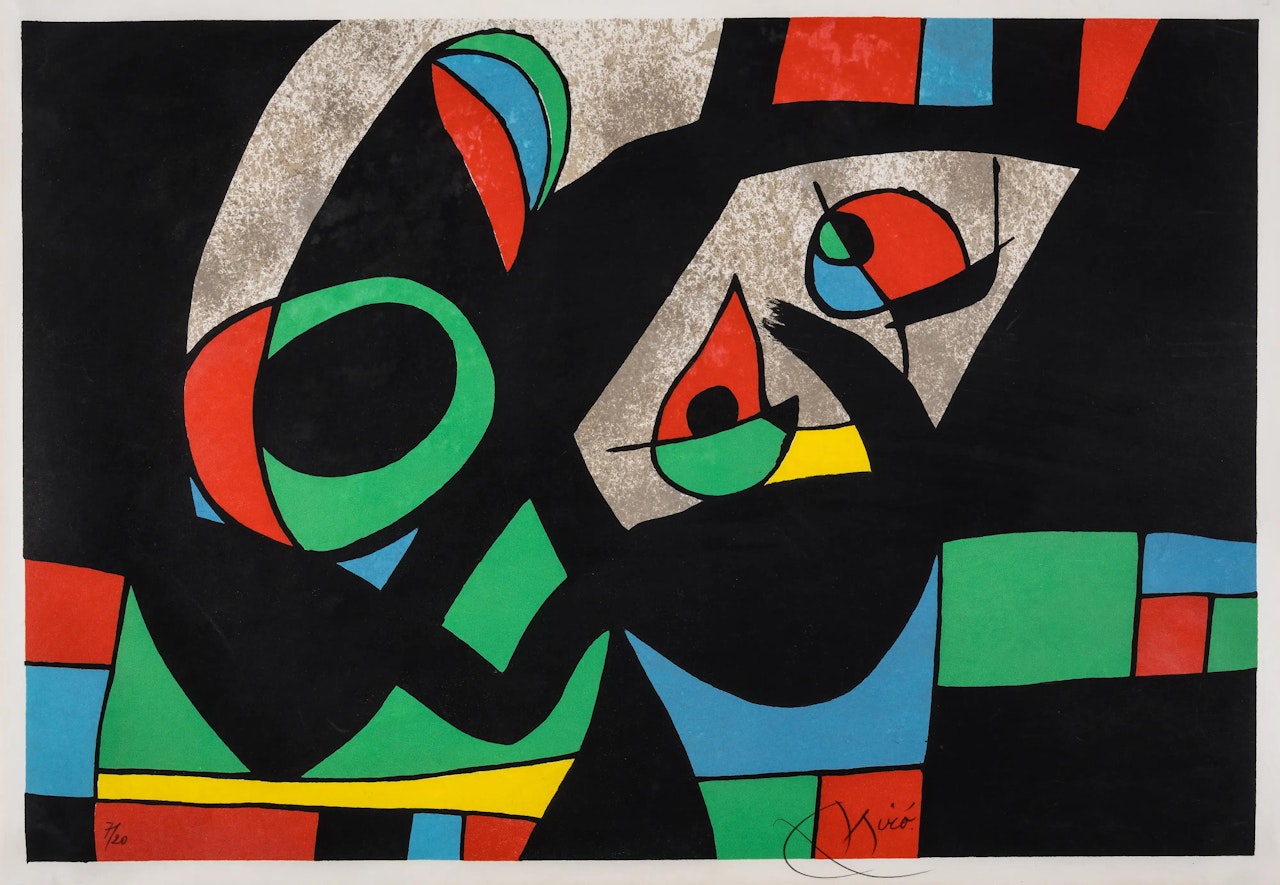 Untitled, from Le Lézard aux Plumes D"Or (Mourlot 797) by Joan Miró