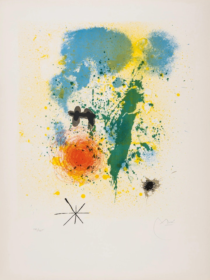 Préface, from 52 Affiches (Mourlot 384; Cramer 84) by Joan Miró