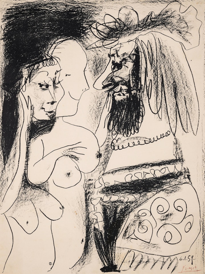 Le Vieux Roi (Bloch 869; Mourlot 317) by Pablo Picasso