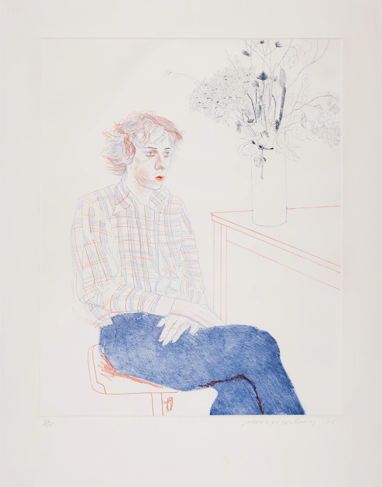 Gregory (MCA Tokyo 157) by David Hockney