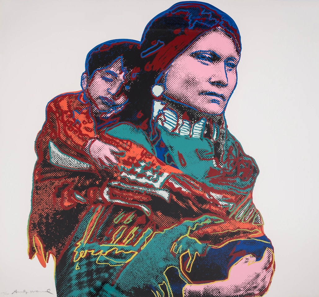 Mother and Child, from Cowboys and Indians (Feldman & Schellman II.383) by Andy Warhol