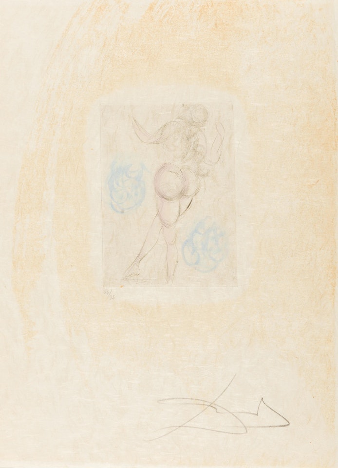 Vignette, from "Petits Nus" from Ronsard (see Field 73-1; see M&L 260) by Salvador Dali