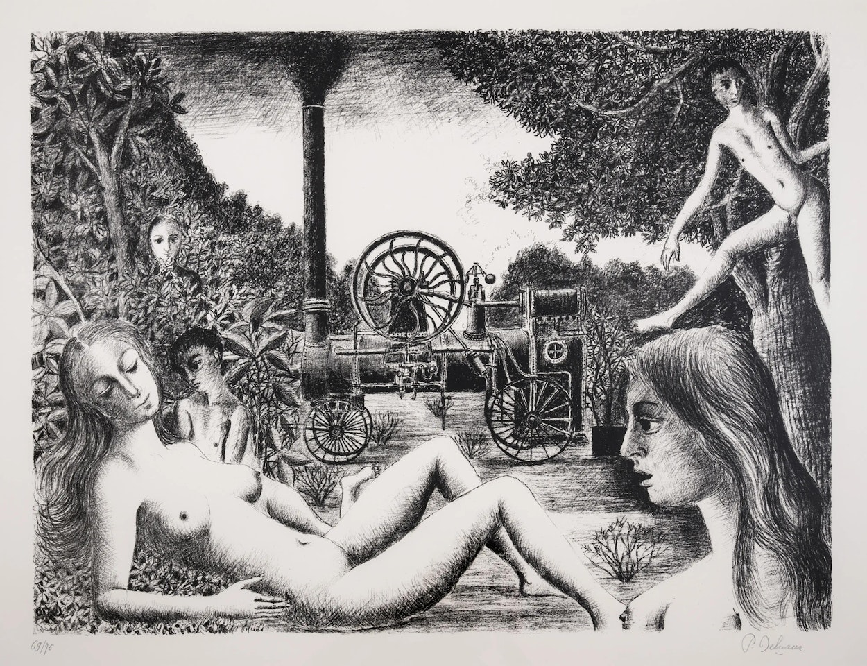 Locomobile (Jacob 42) by Paul Delvaux