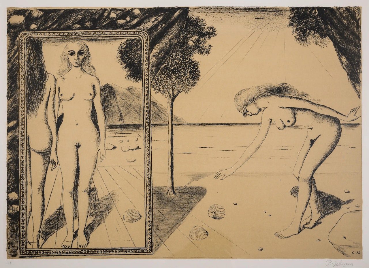 The Beach (Jacob 59) by Paul Delvaux