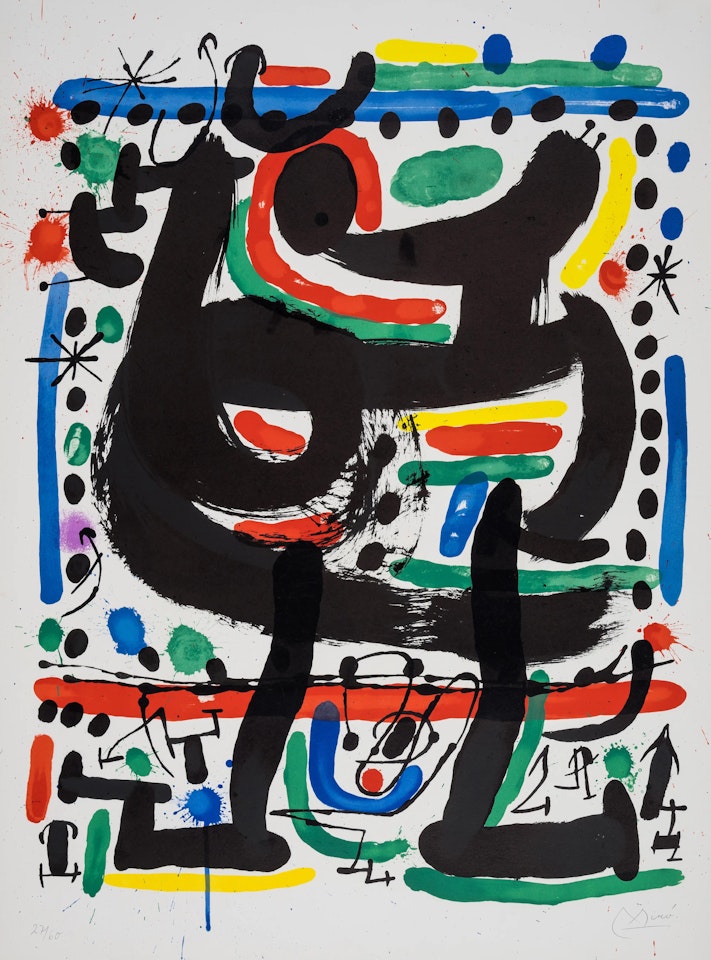 Poster for the Opening of the Mourlot Atelier in New York (Mourlot 444) by Joan Miró