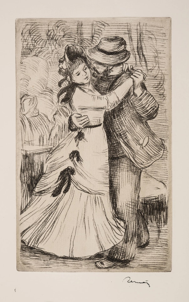 La Danse à la Campagne 2e Planche (Delteil 2) by Pierre-Auguste Renoir