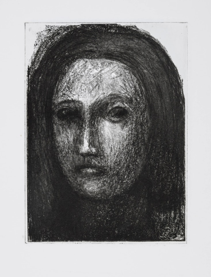 Head of a Girl II and III (Cramer 599 and 600) by Henry Moore