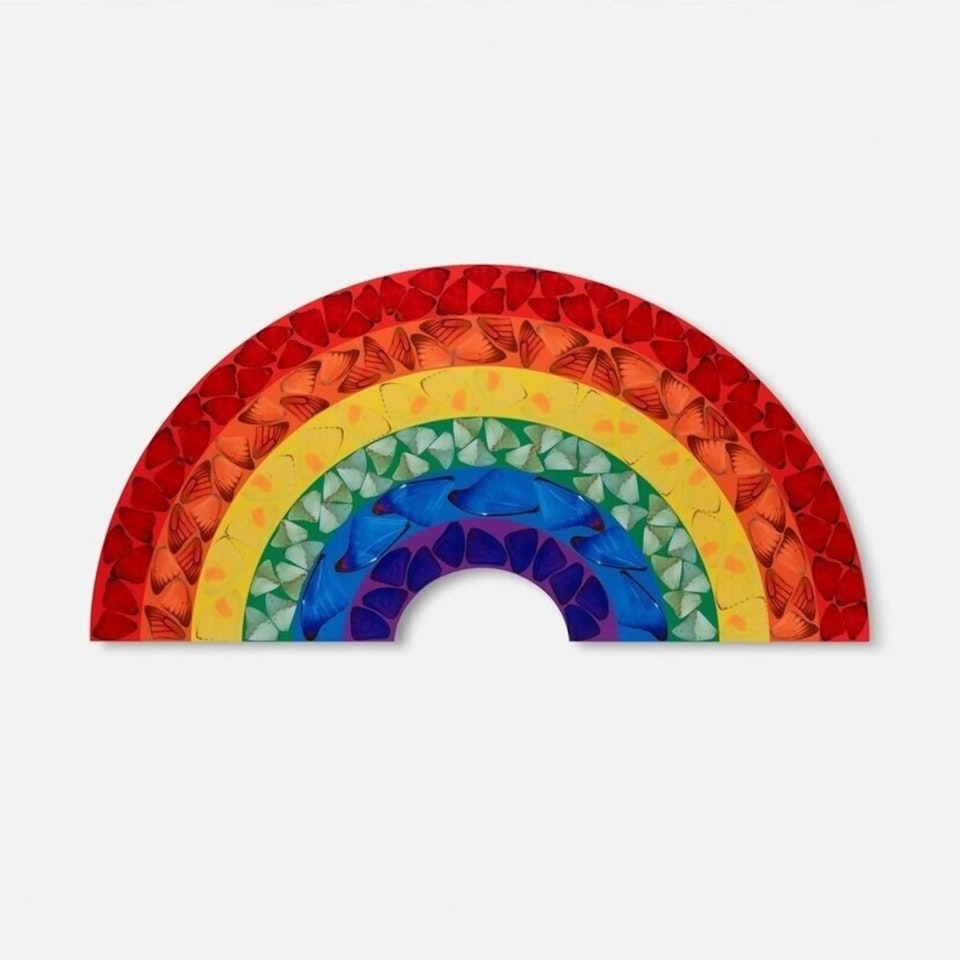 H7-1. Butterfly Rainbow (large) by Damien Hirst
