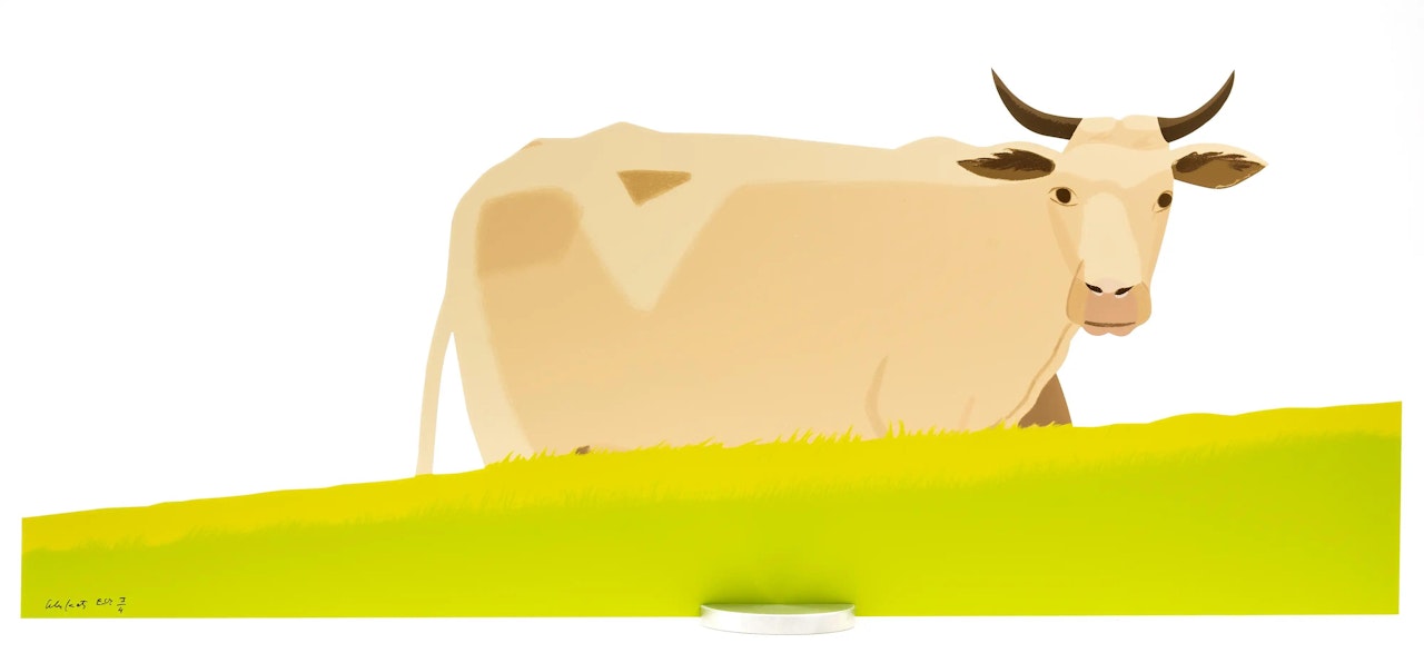 Cow (Small; cutout edition) (Schröder 384) by Alex Katz