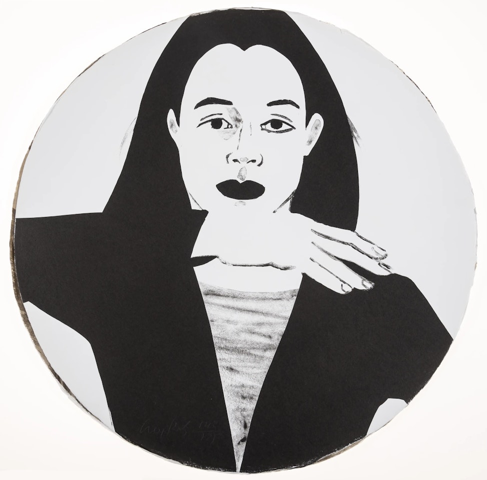 Untitled, from Self-portrait in a Convex Mirror by Alex Katz