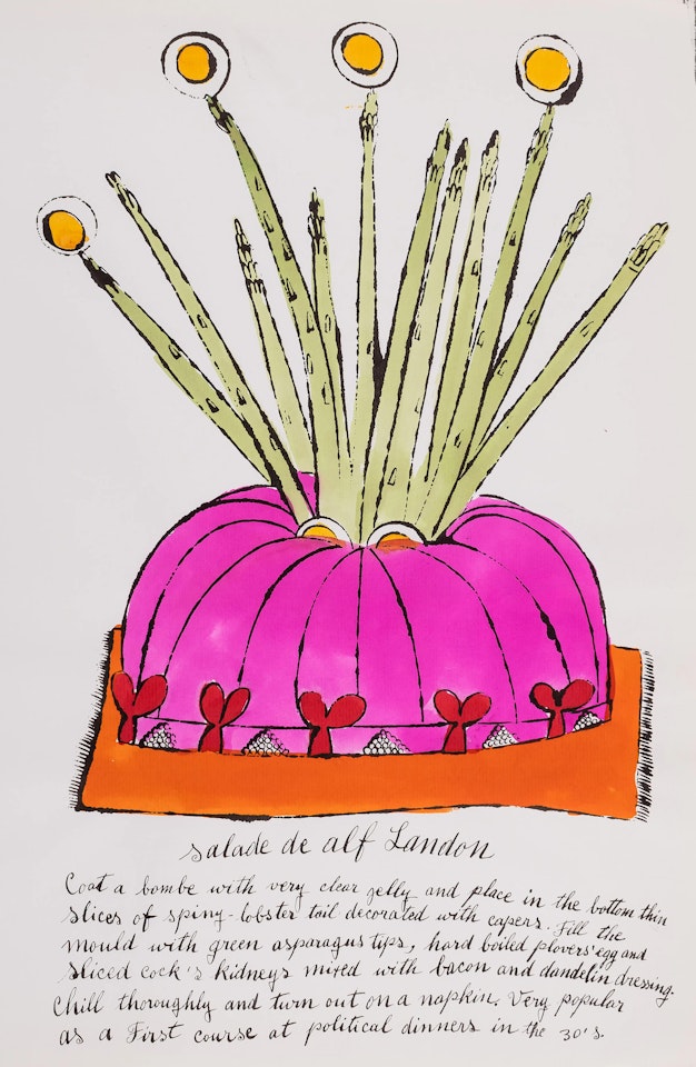 Salade de Alf Landon, from Wild Raspberries (Feldman & Schellmann IV.126.A) by Andy Warhol