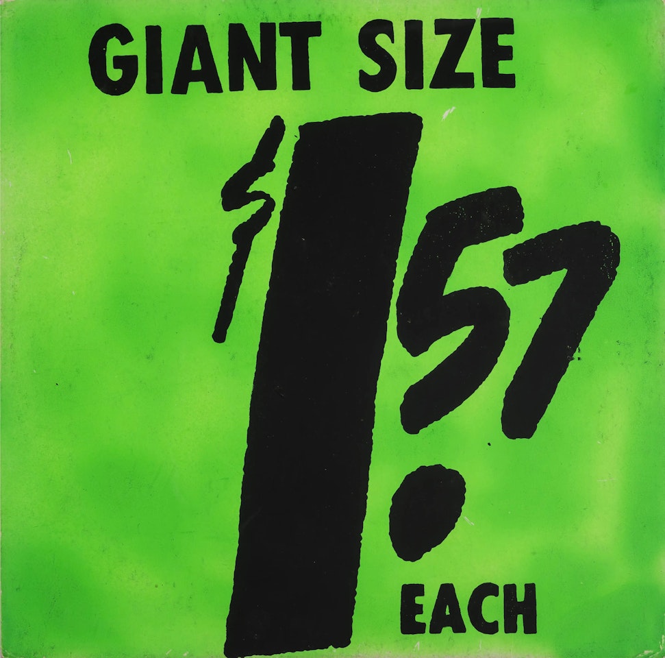 $1.57 Giant Size (Feldman & Schellman II.2) by Andy Warhol