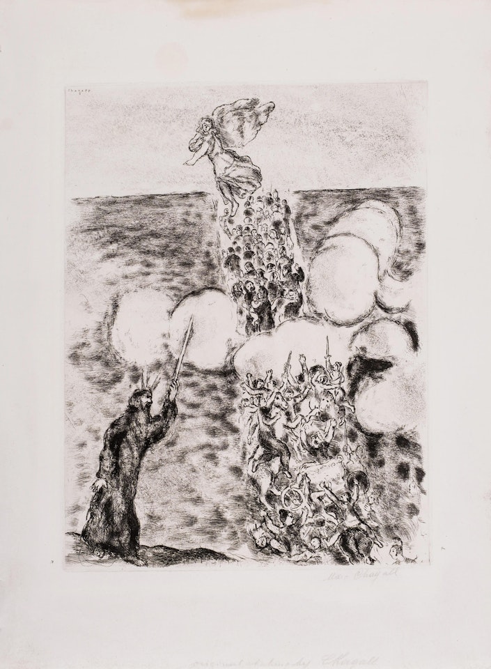 Crossing of The Red Sea, from Bible (Cramer 29) by Marc Chagall