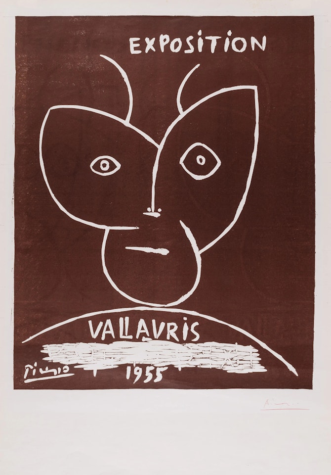 Vallauris Exhibition 1955 (Bloch 1266; Czwiklitzer 15) by Pablo Picasso